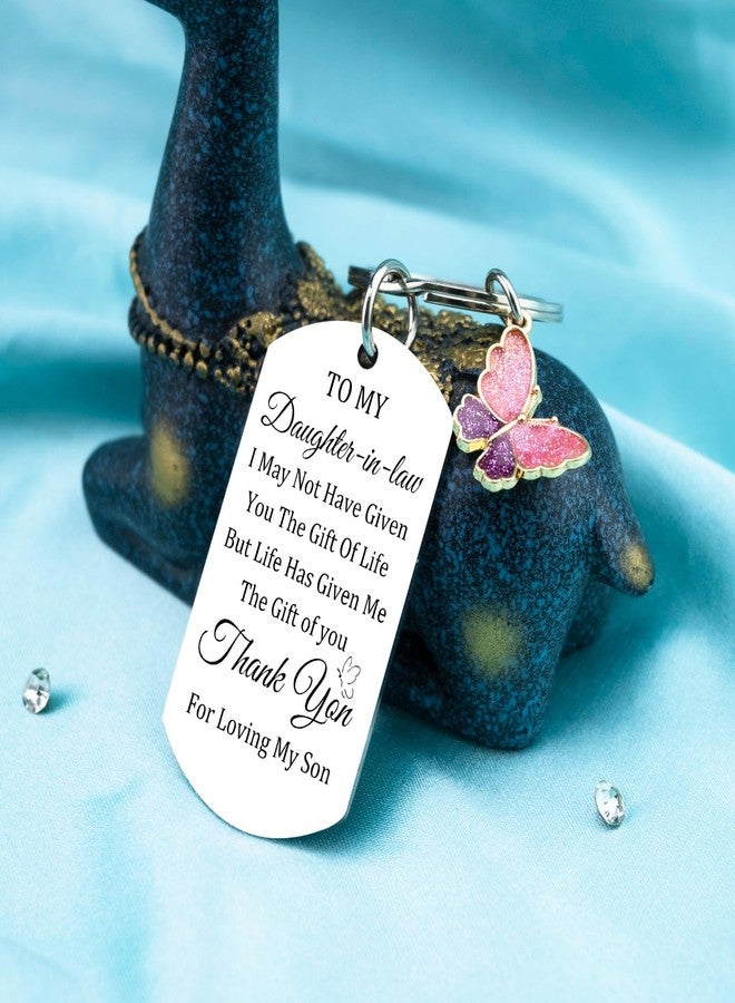 Aisity Daughter In Law Gifts Unique Birthday Gifts for Daughter In Law Birthday Wedding Anniversary Christmas Mothers Day Gift for Daughter-In-Law Keychain Ideas Stocking Stuffers For Women - Image 4